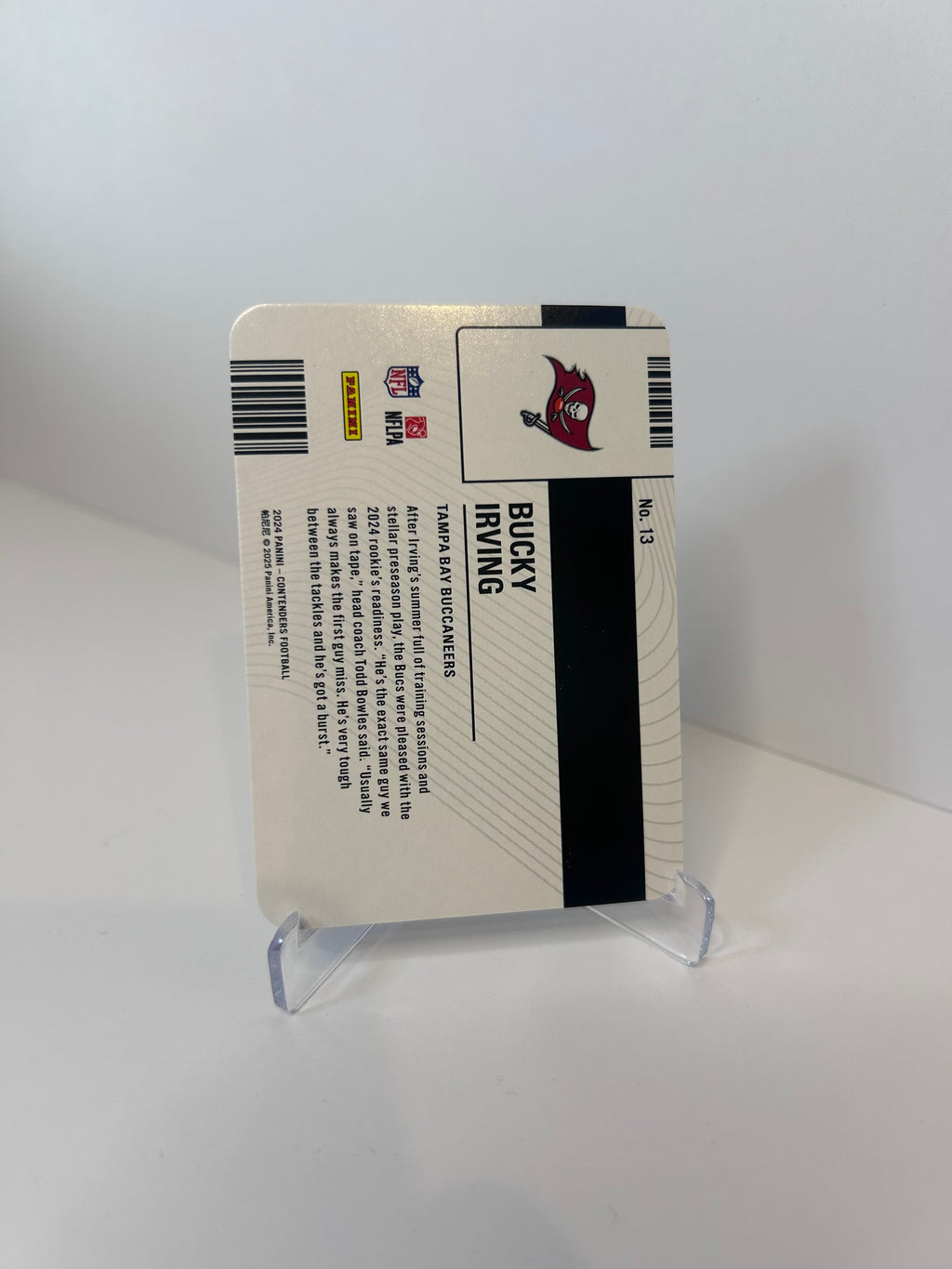 2024 Panini Contenders Permit To Dominate Bucky Irving #13 RC Case Hit SSP Bucs