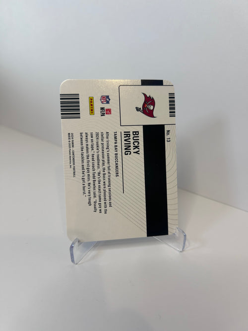 2024 Panini Contenders Permit To Dominate Bucky Irving #13 RC Case Hit SSP Bucs